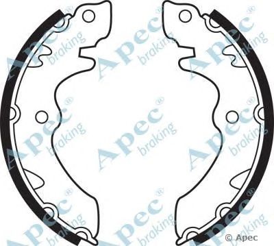 APEC BRAKING shu496 -  Комплект тормозных колодок